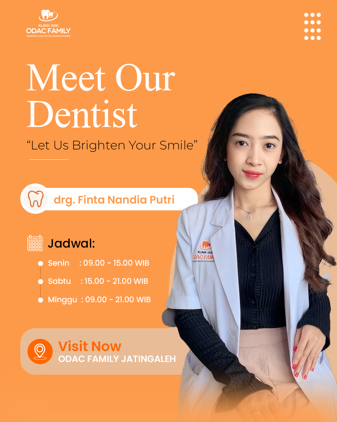 drg. Finta Nandia Putri, dokter gigi di Klinik Gigi Semarang