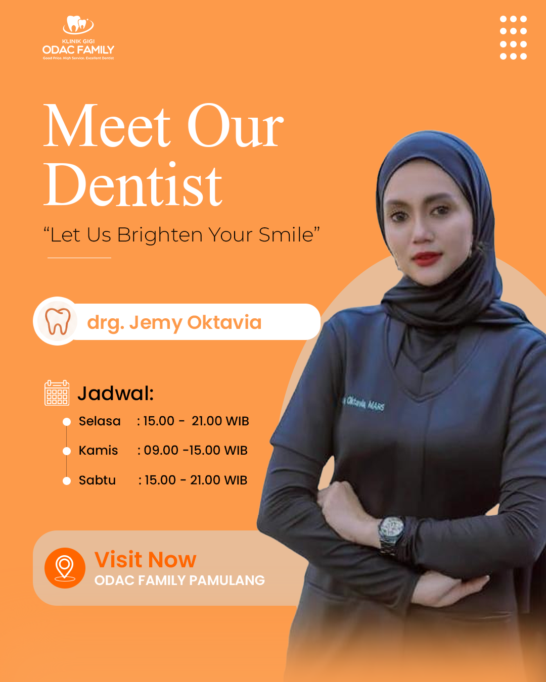 drg. Jemy Oktavia, dokter gigi di Klinik Gigi Pamulang